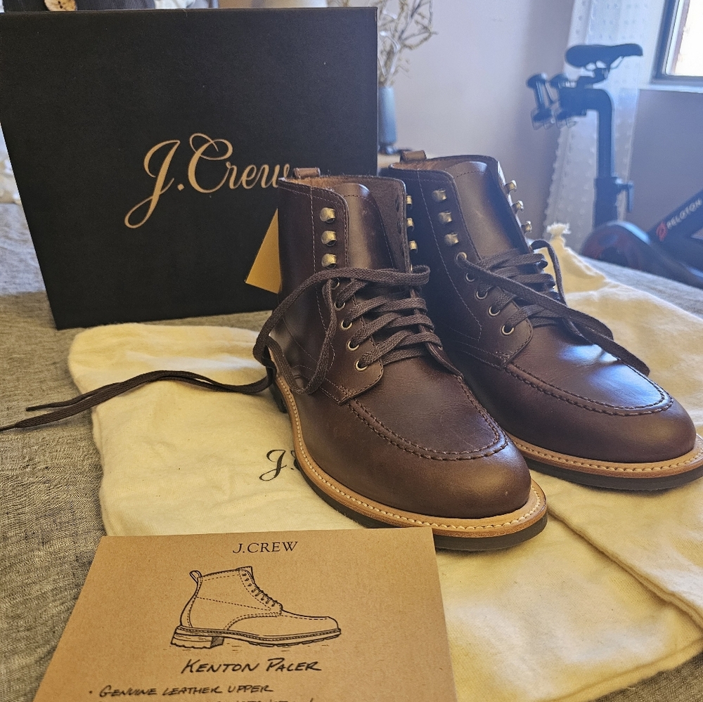 Jcrew kenton leather pacer boot